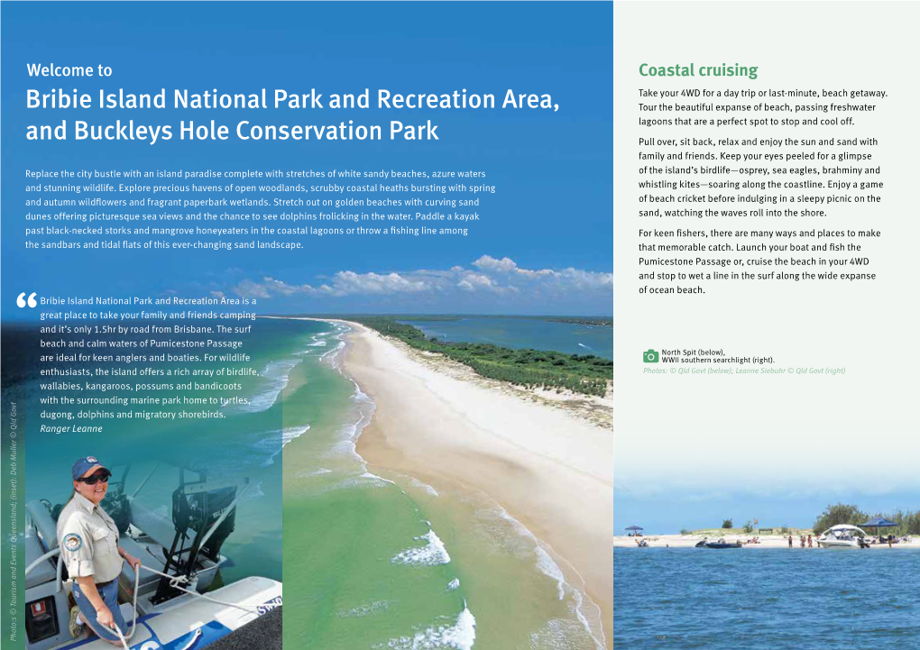 Bribie Island National Park and Recreation Area and Buckleys Hole