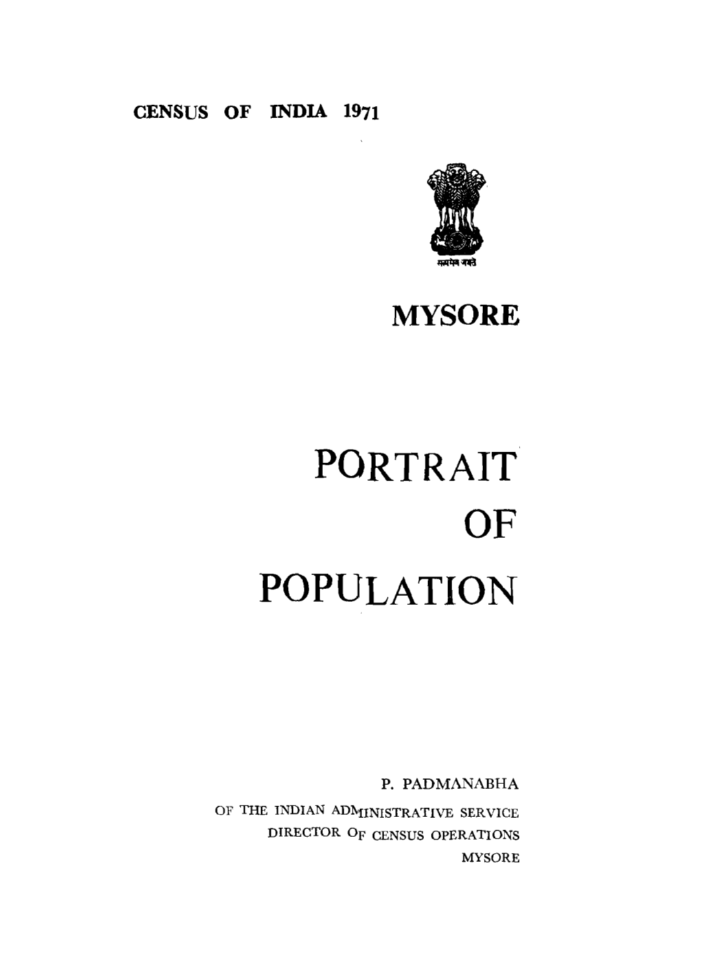 Portrait of Population