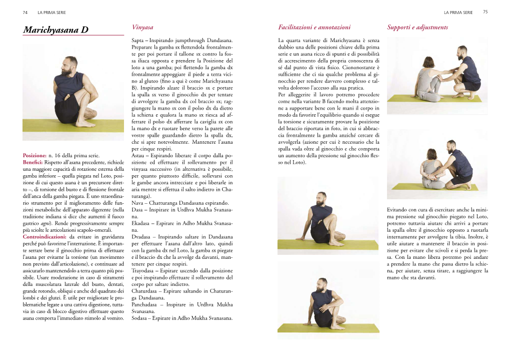 Vinyasa Facilitazioni E Annotazioni Supporti E Adjustments Sapta – Inspirando Jumpthrough Dandasana