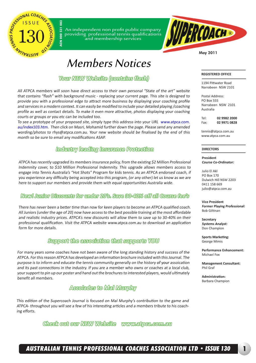 Members Notices