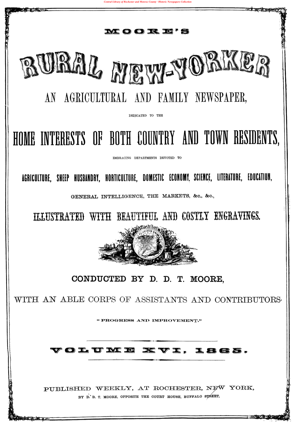 An Agricultural and Family Newspaper