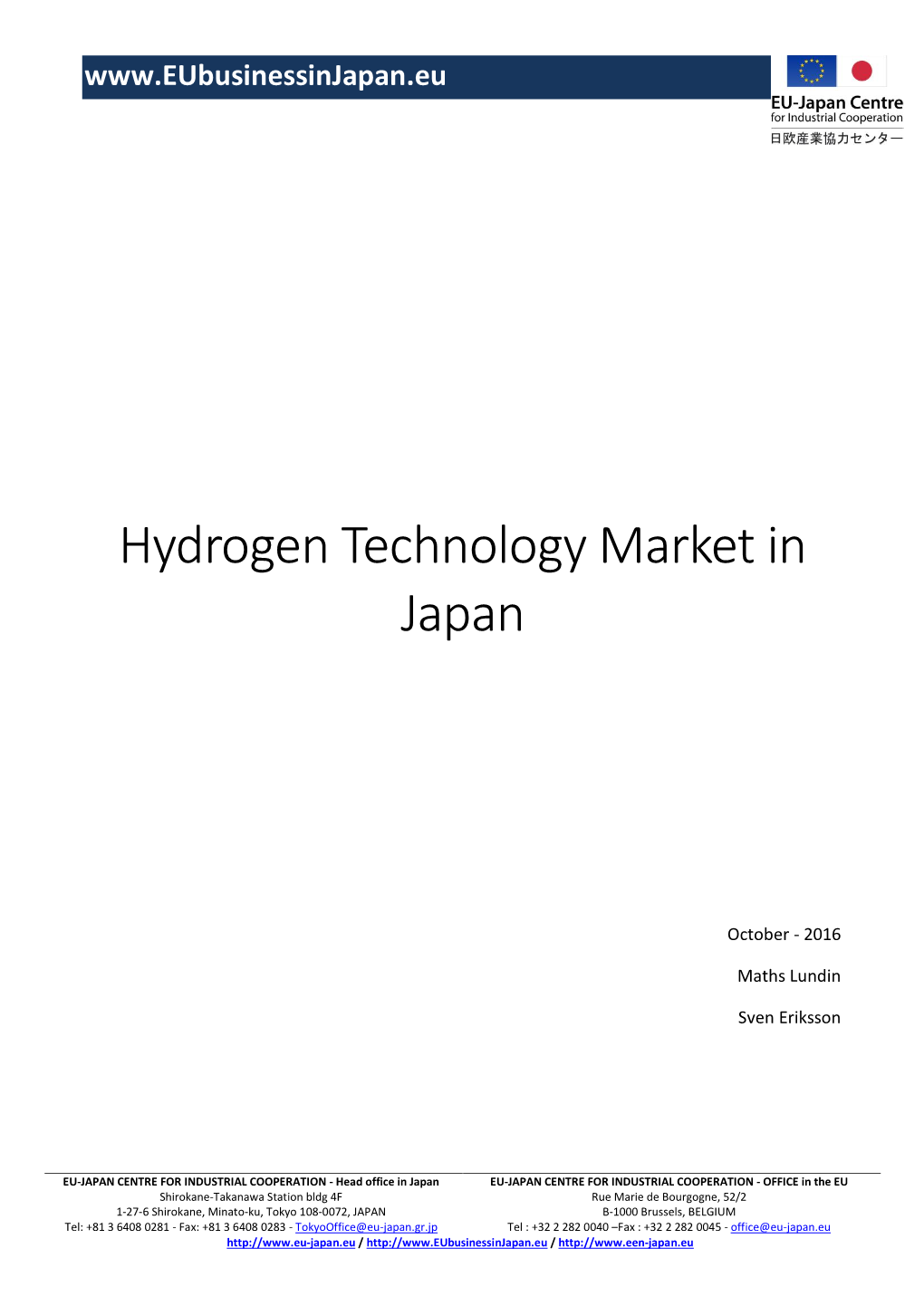 Hydrogen Technology Market in Japan