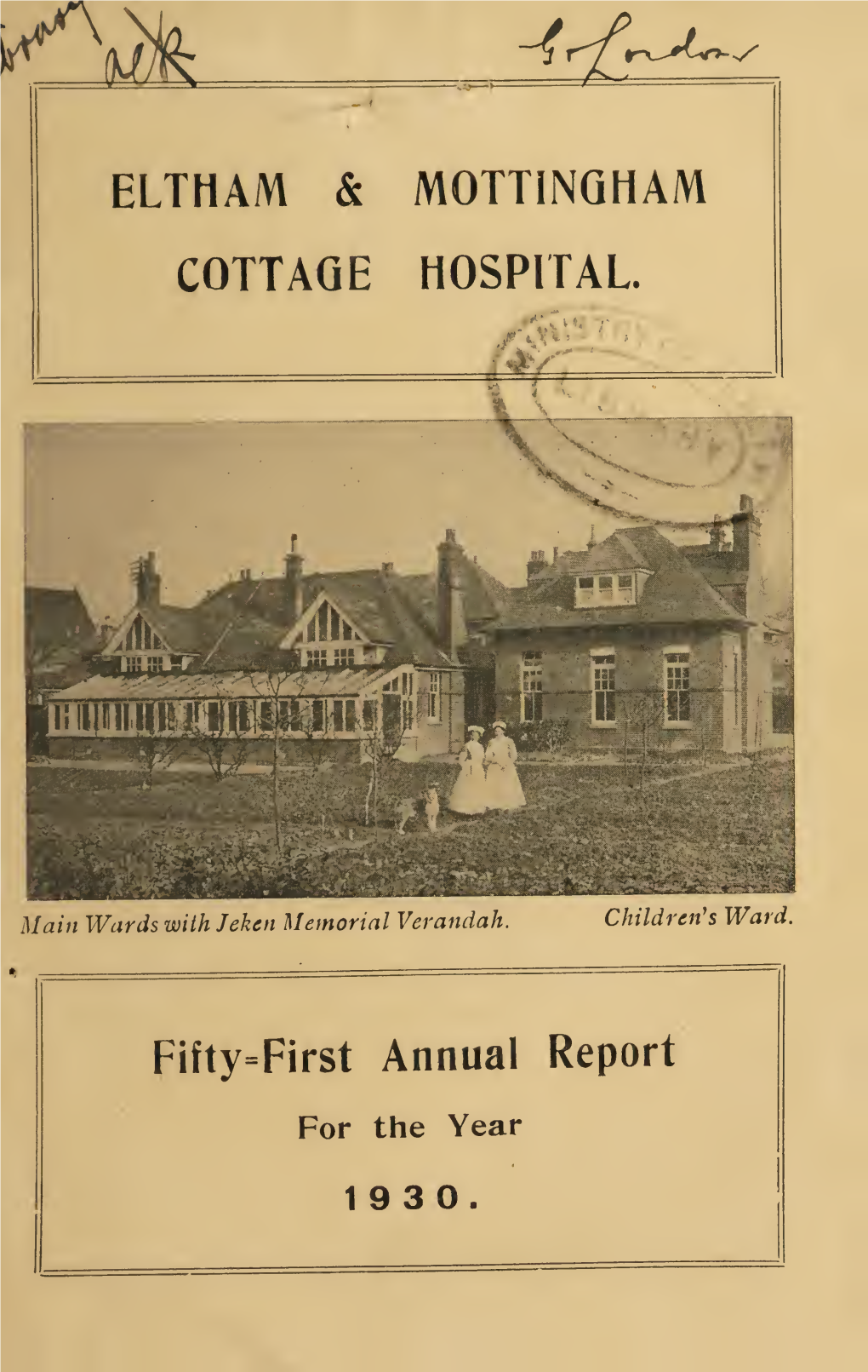 Annual Report : 1930