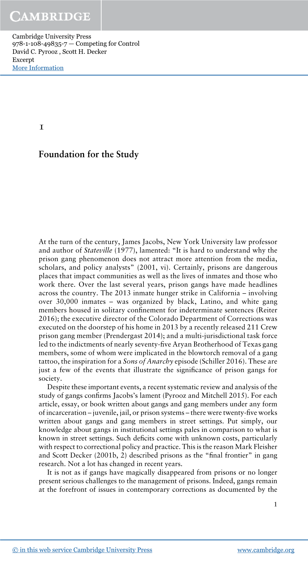 Foundation for the Study