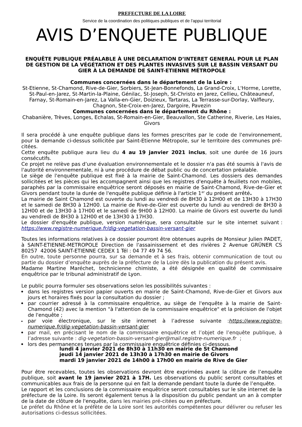 AVIS ENQUETE PUBLIQUE.Pdf