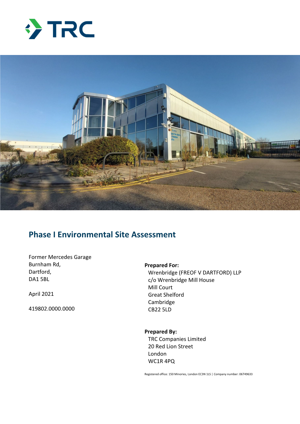 Phase I Environmental Site Assessment