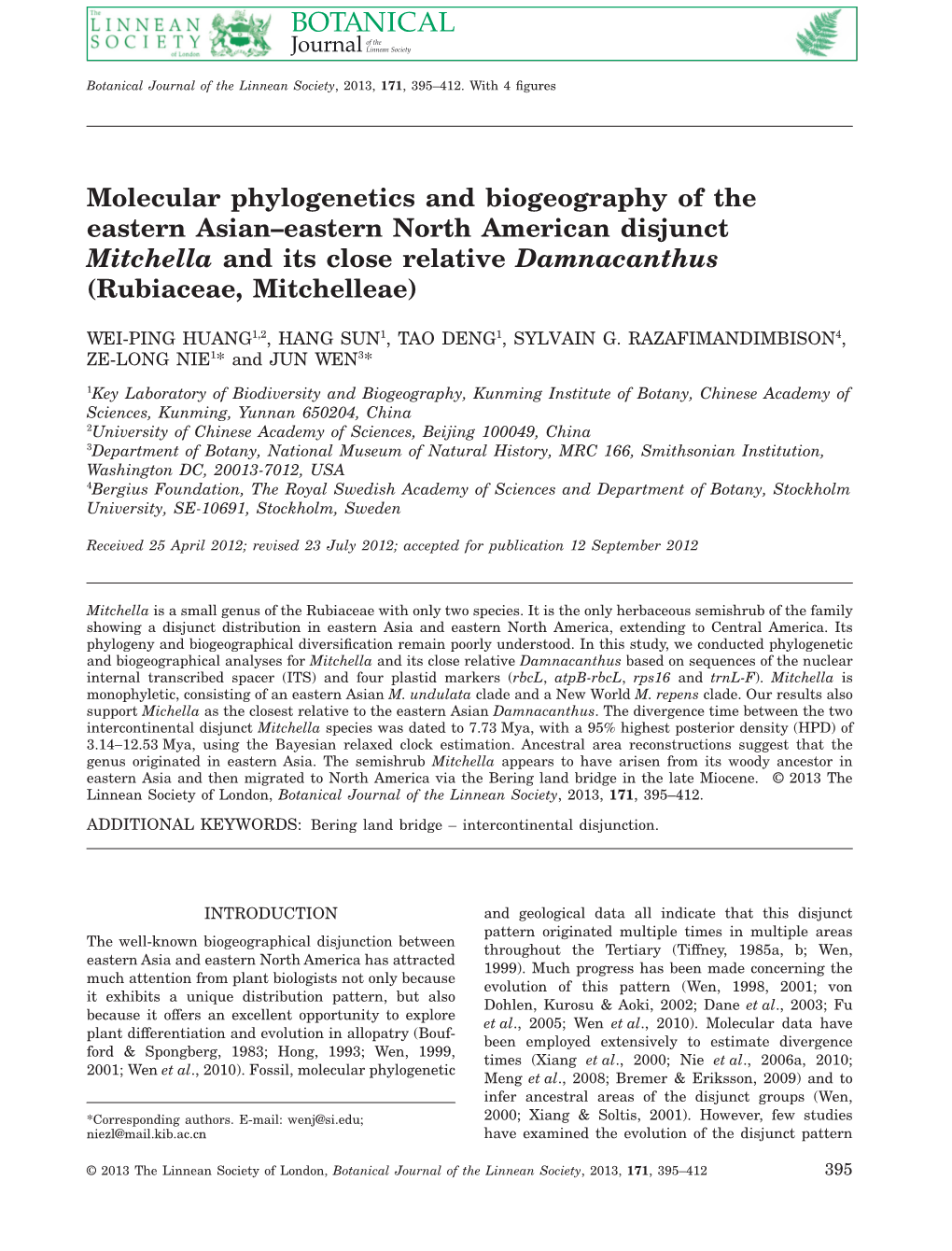 Huang Et Al. 2013