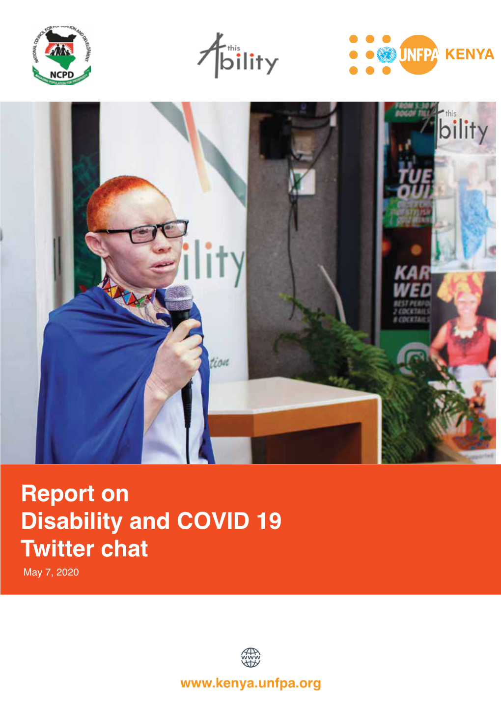 Report on Disability and COVID 19 Twitter Chat May 7, 2020