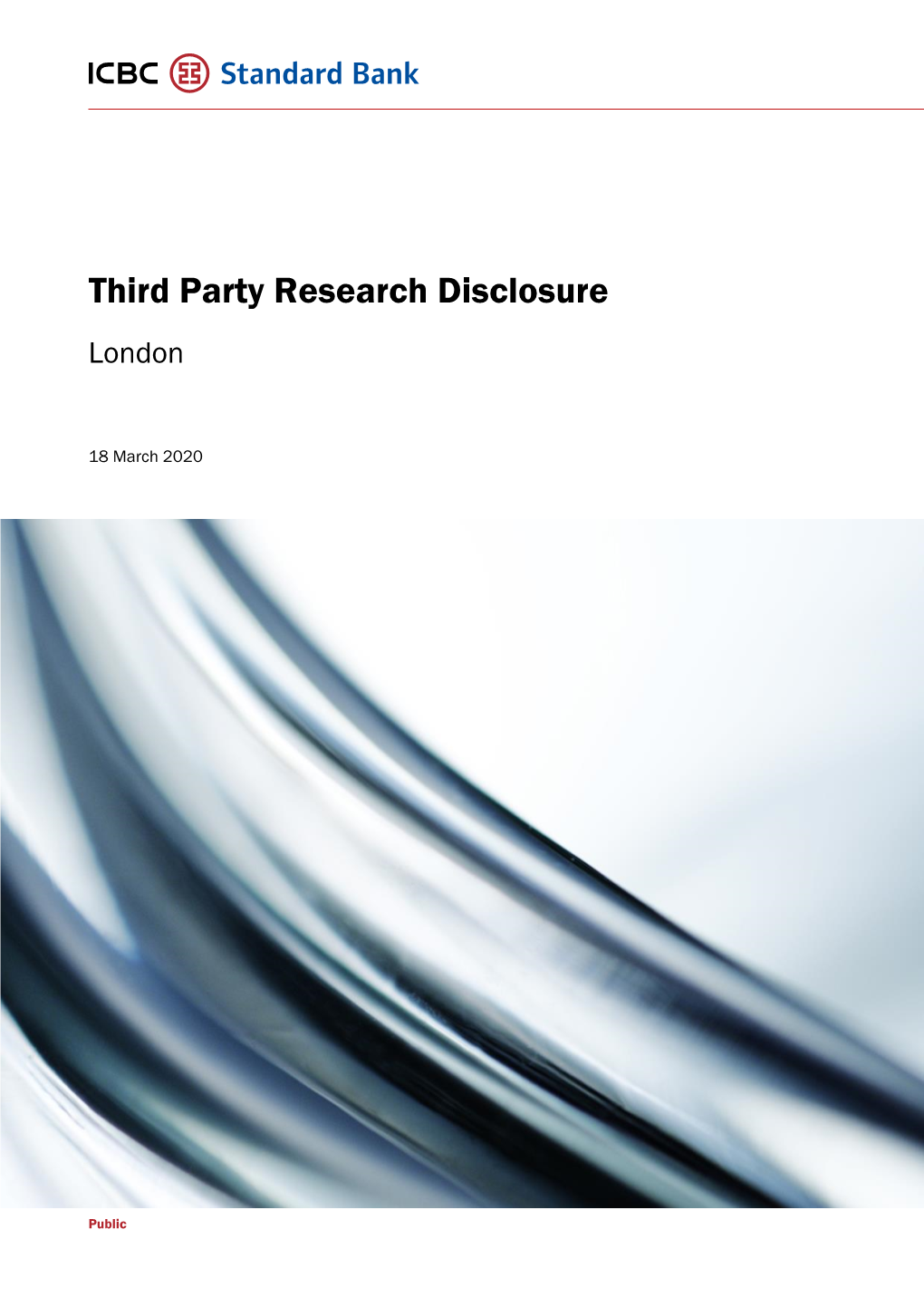 Third Party Research Disclosure London