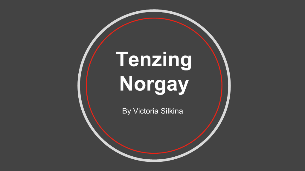 Tenzing Norgay