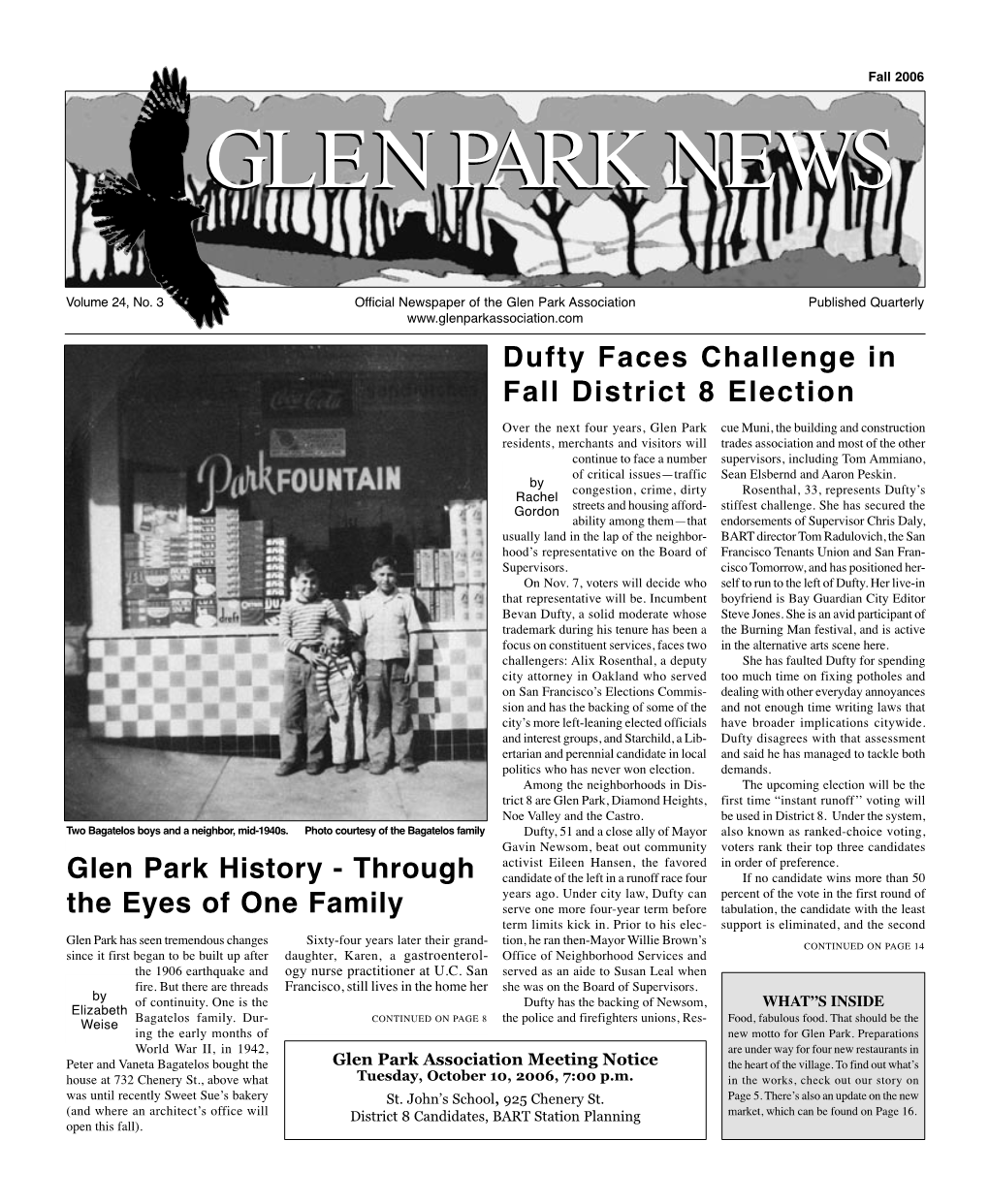 Glen Park News Fall 06