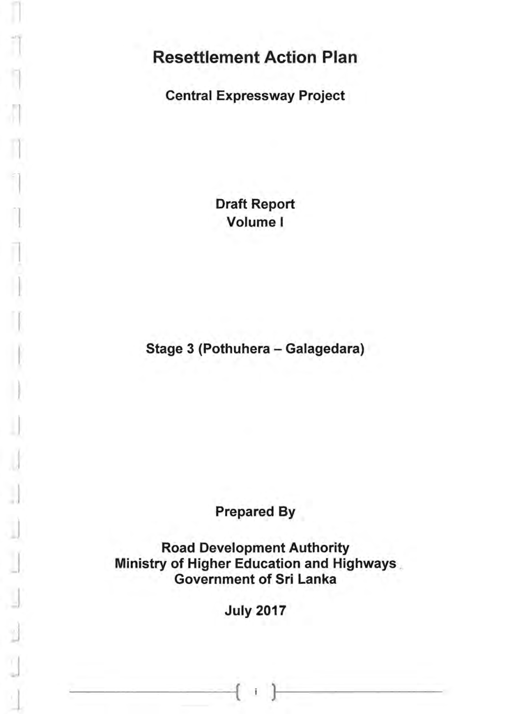 Resettlement Action Plan