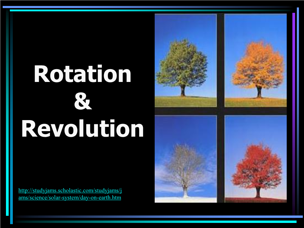 Notes on Rotation Revolution Day Night Seasons.Pdf