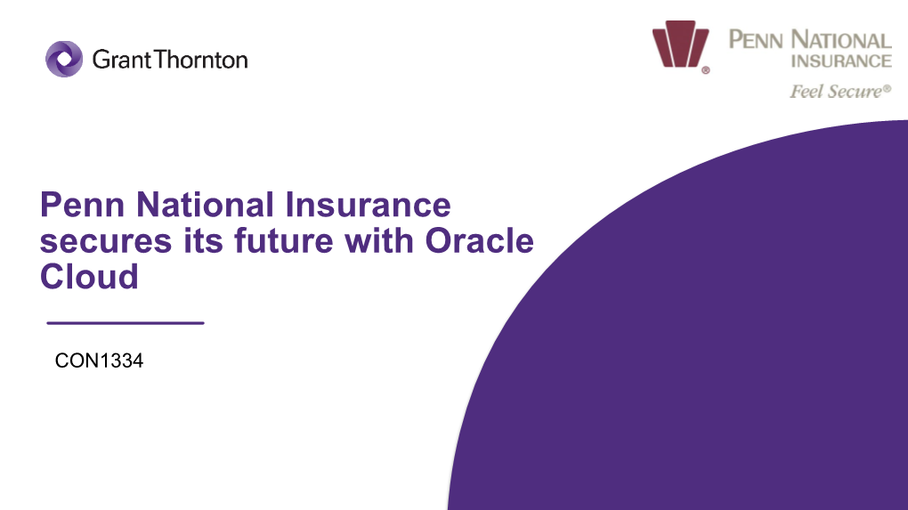 Penn National Insurance Secures Its Future with Oracle Cloud