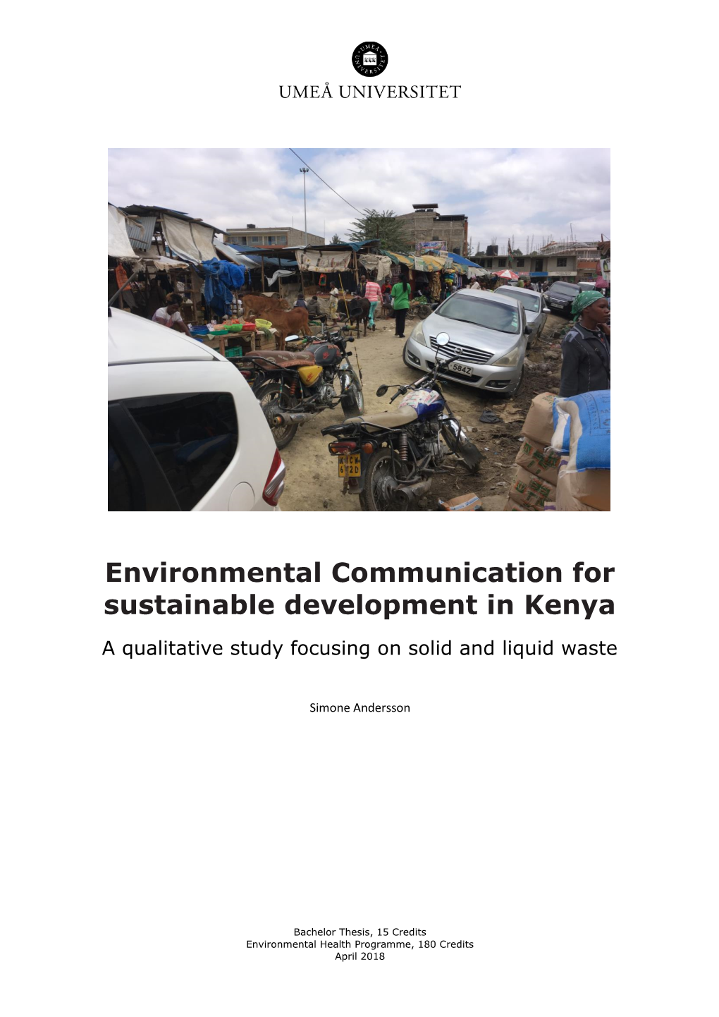 Environmental Communication for Sustainable Development in Kenya