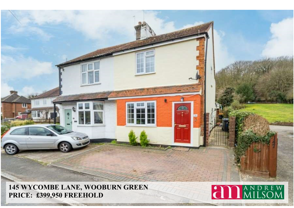145 Wycombe Lane, Wooburn Green Price: £399,950 Freehold