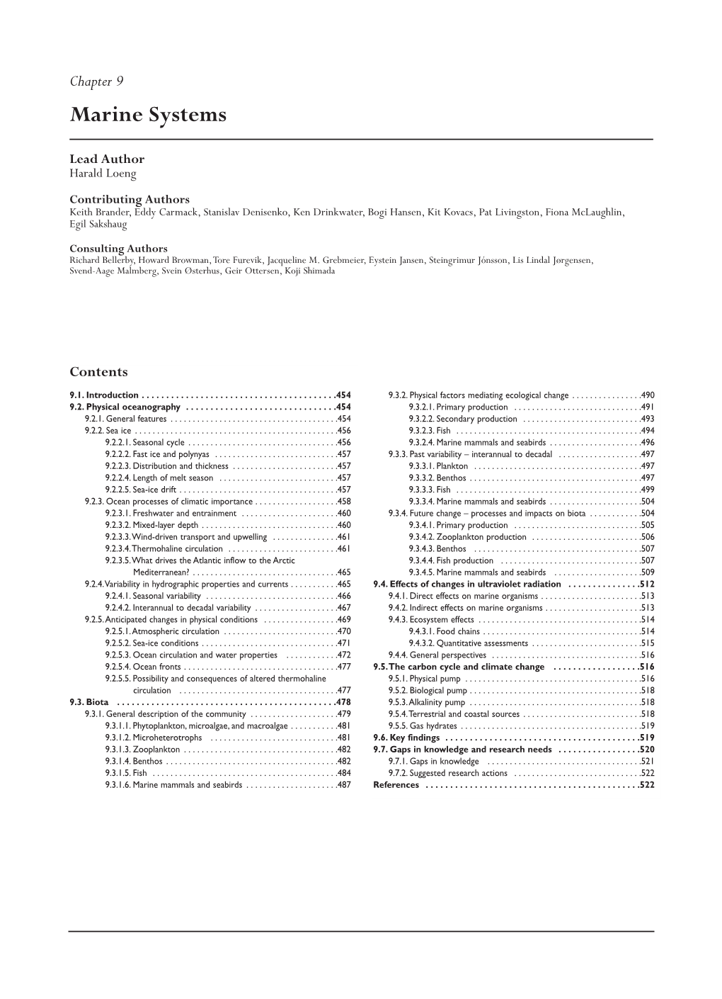 Chapter 9 • Marine Systems 455