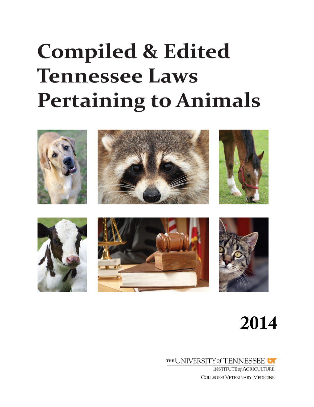 Tennessee Laws Pertaining to Animals 2014