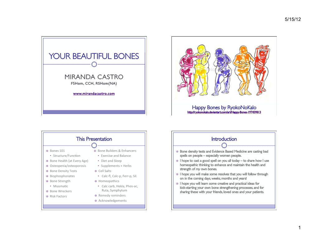 Homeopathic Remedies for Healthy Bones