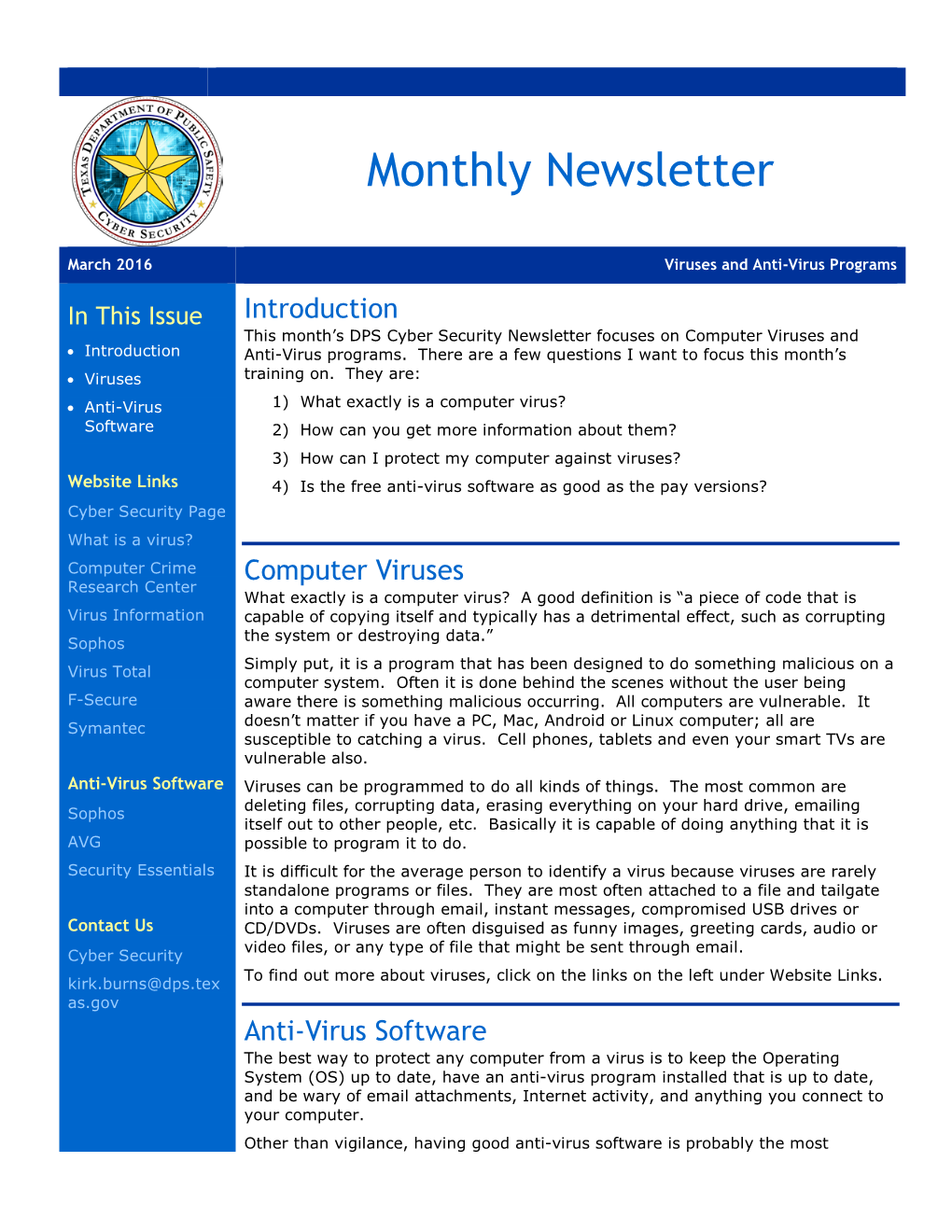 Cyber Security Newsletters