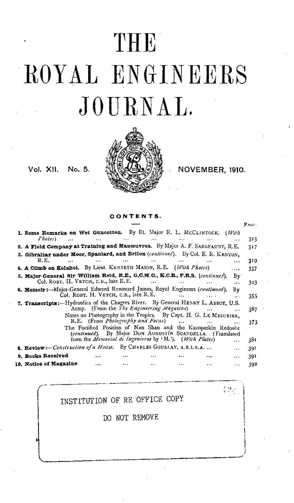 The Royal Engineers Journal