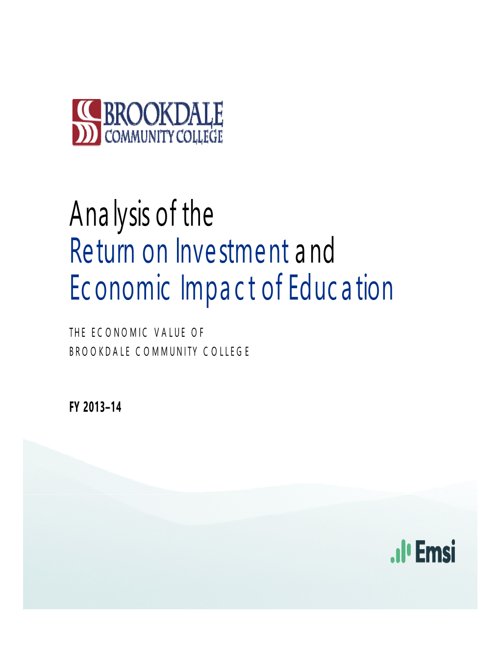 Return on Investment and Economic Impact of Education