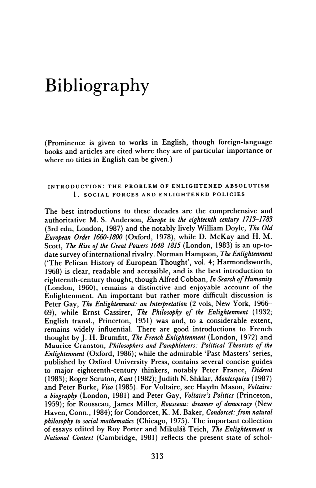 Bibliography