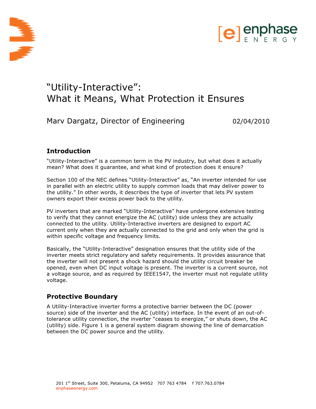 Utility-Interactive”: What It Means, What Protection It Ensures