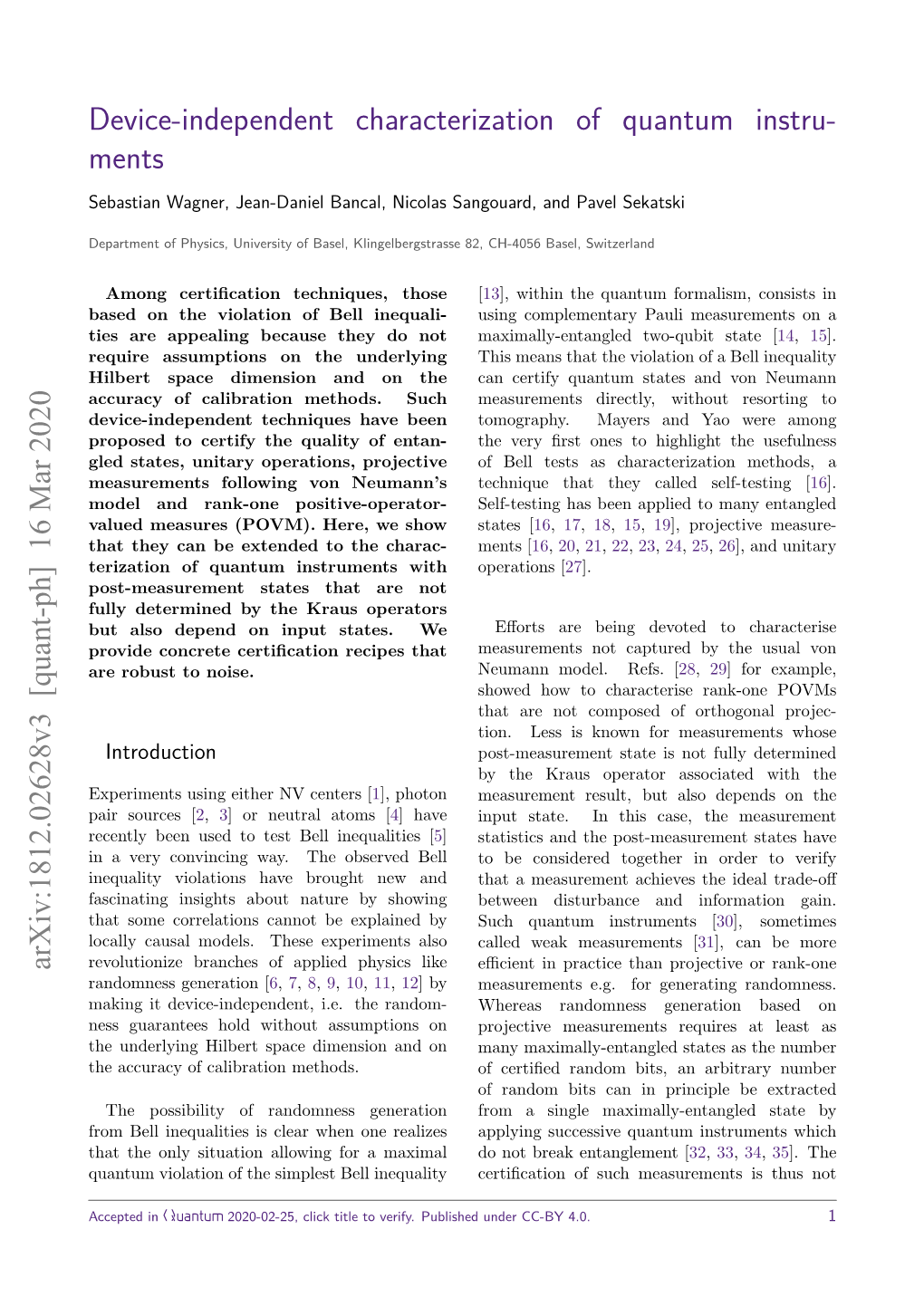 Device-Independent Characterization of Quantum Instruments