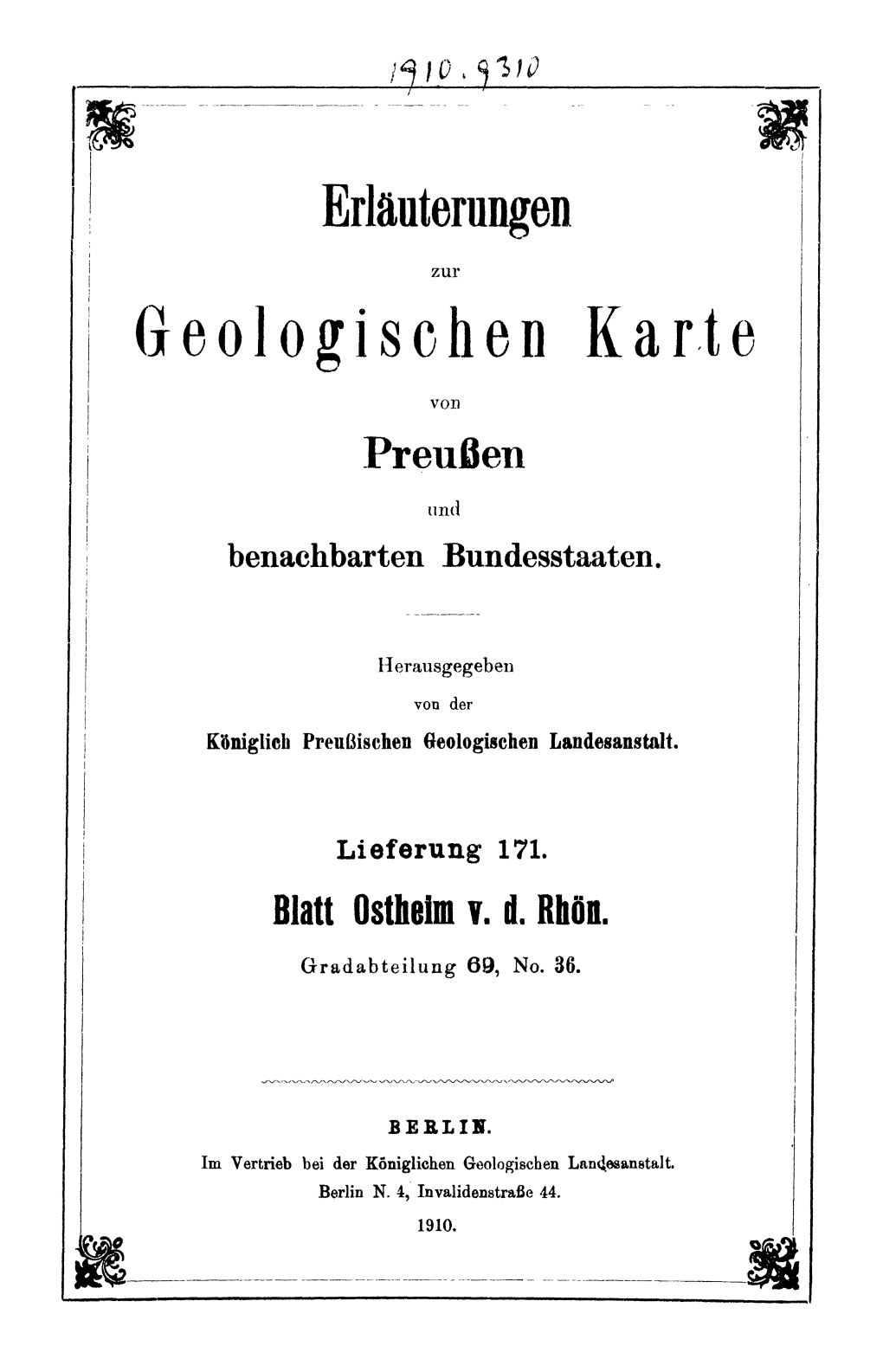 Geologischen Karte