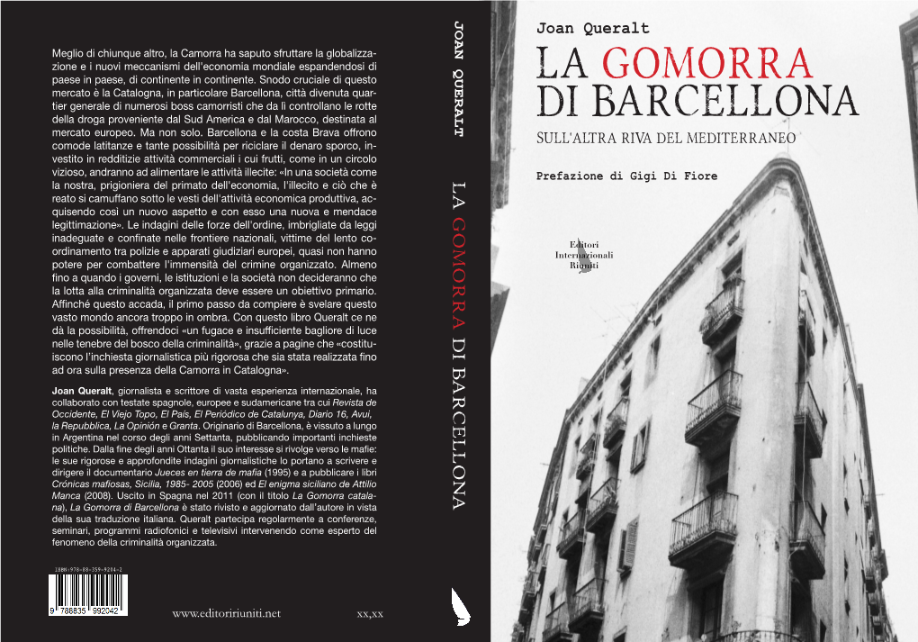 La Gomorra Di Barcellona È Stato Rivisto E Aggiornato Dall’Autore in Vista Della Sua Traduzione Italiana