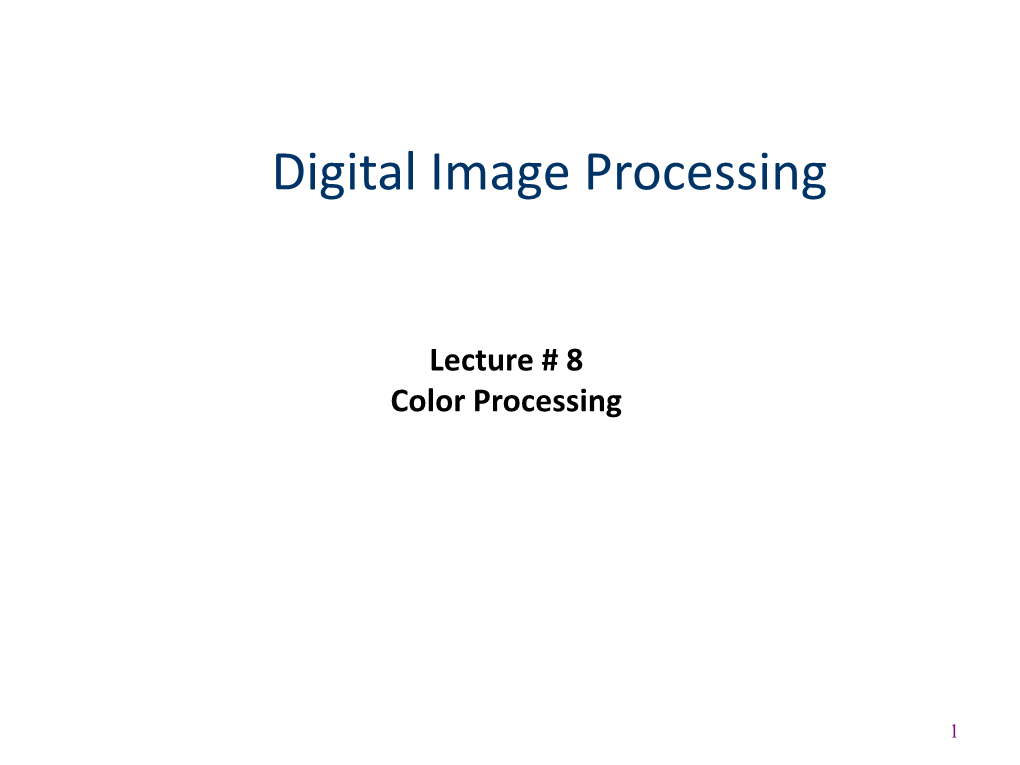 Digital Image Processing