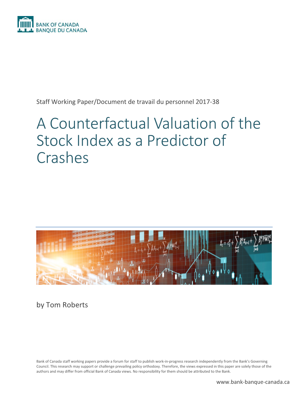 A Counterfactual Valuation of the Stock Index As a Predictor of Crashes