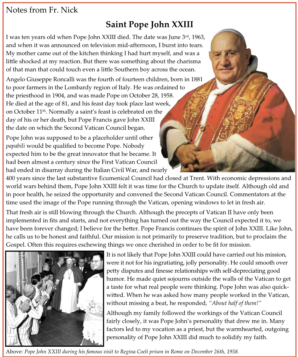 Saint Pope John XXIII