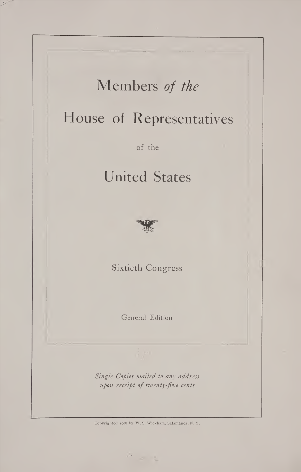 Members of the House of Representatives of the United States