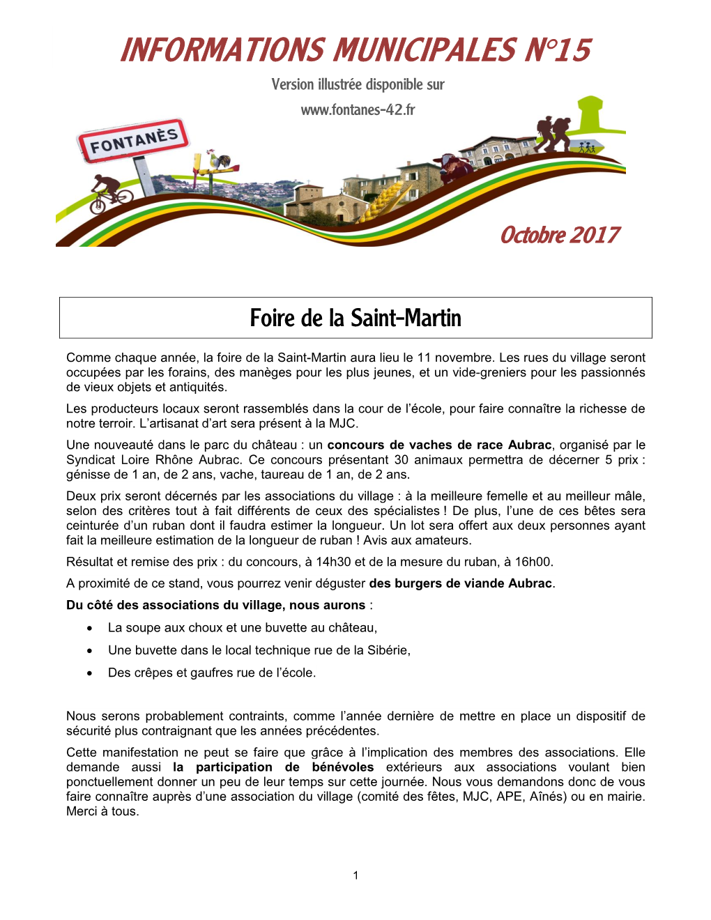 Informations Municipales N°15