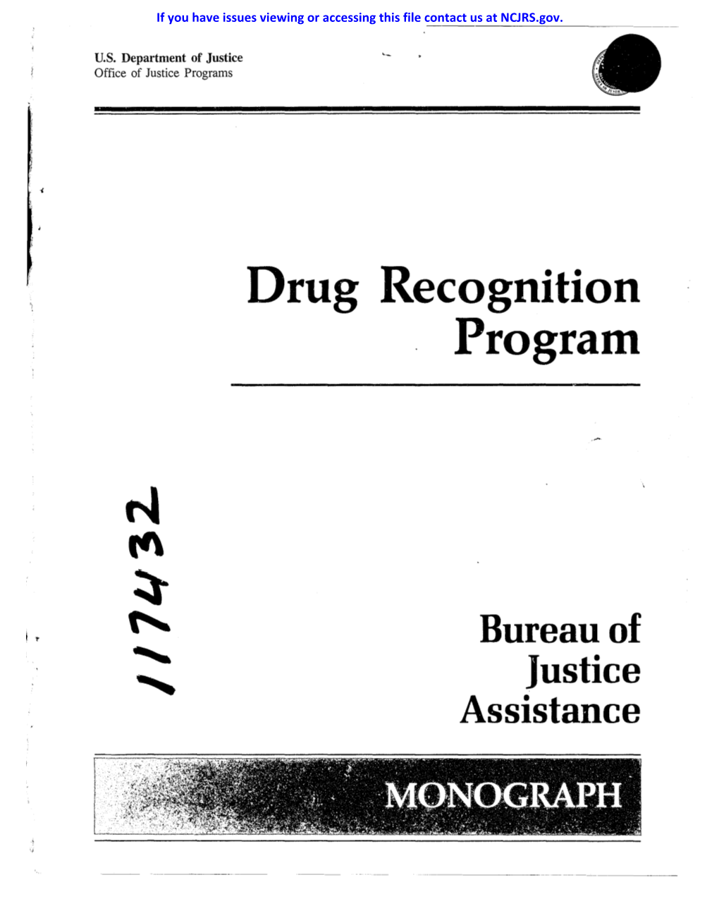 Drug Recognition Program