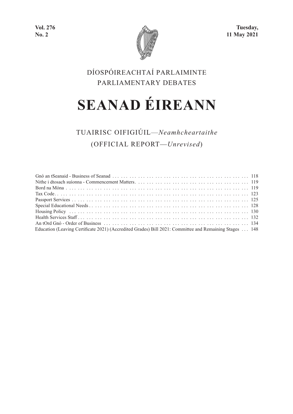 Seanad Éireann