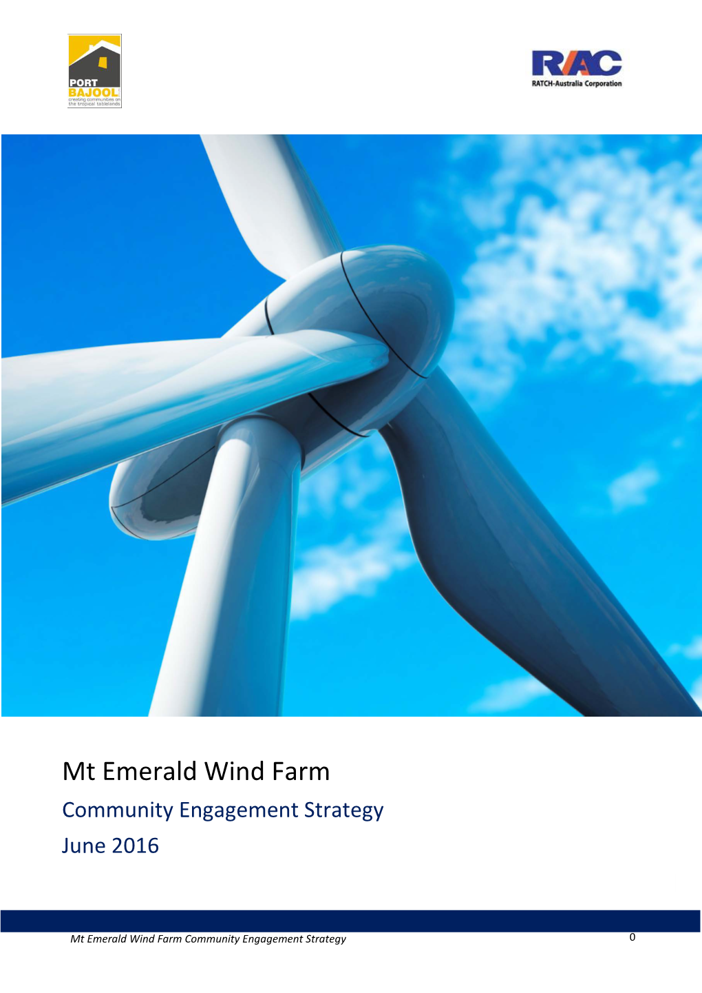 Mt Emerald Wind Farm Community Engagement Strategy June 2016