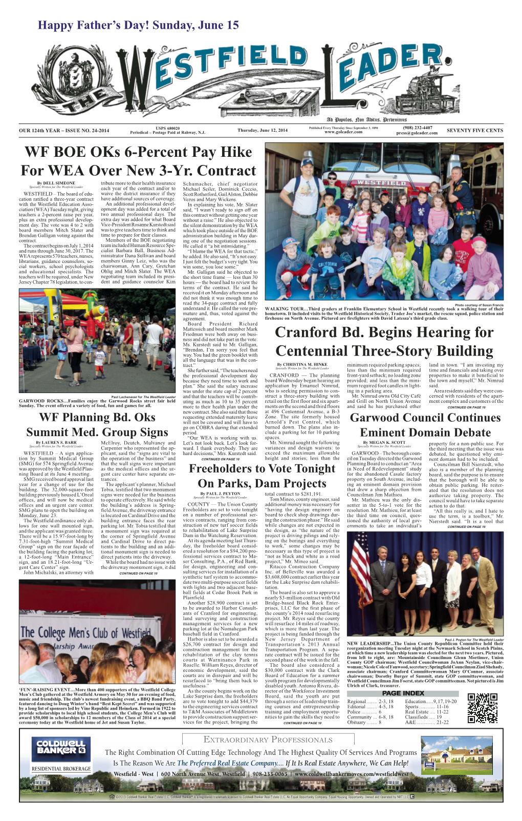 12, 2014 OUR 124Th YEAR – ISSUE NO