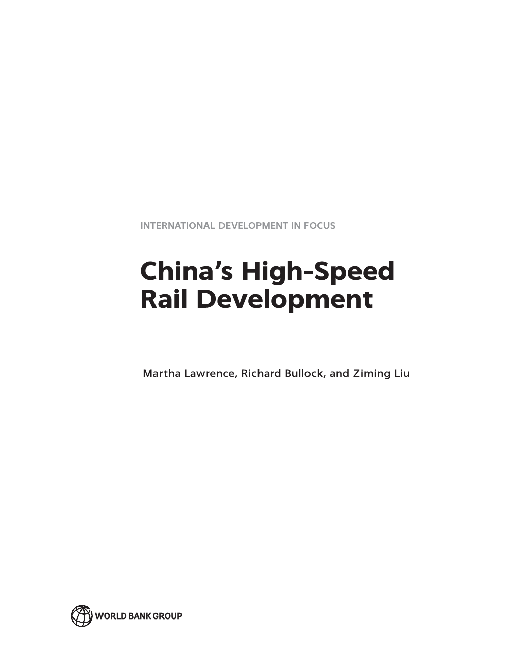 China's High-Speed Rail Development