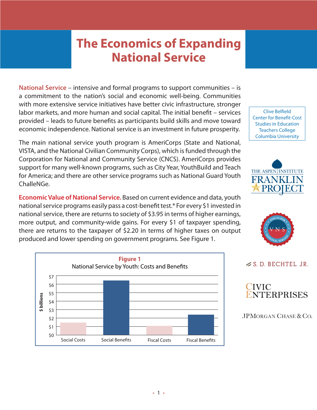 The Economics of Expanding National Service