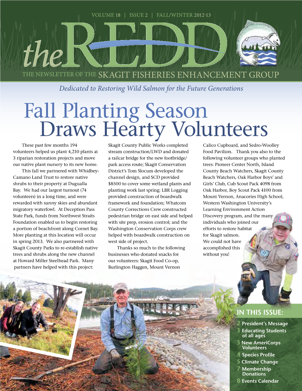 Fall Planting Season Draws Hearty Volunteers