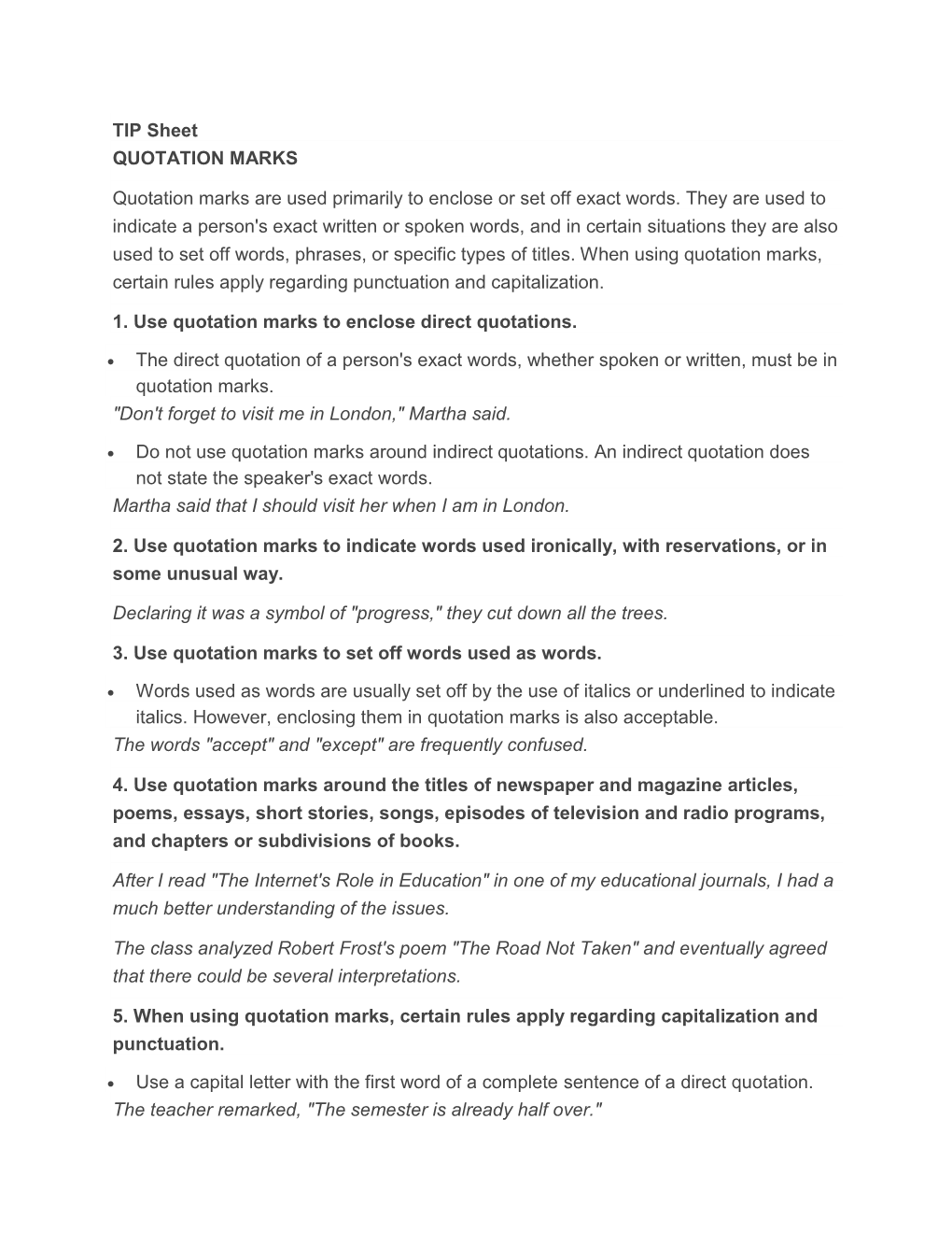 TIP Sheet Quotation Marks.Pdf