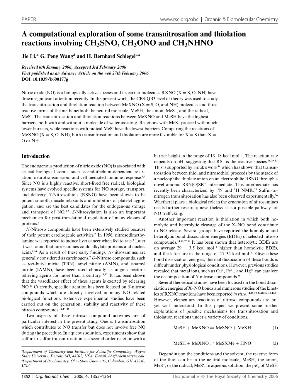 A Computational Exploration of Some Transnitrosation and Thiolation Reactions Involving CH3SNO, CH3ONO and CH3NHNO