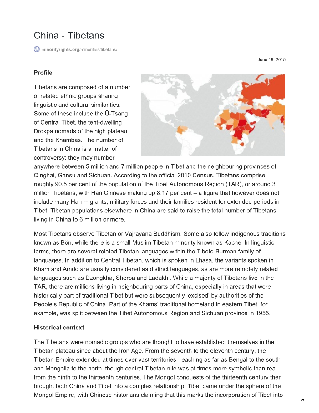 China - Tibetans