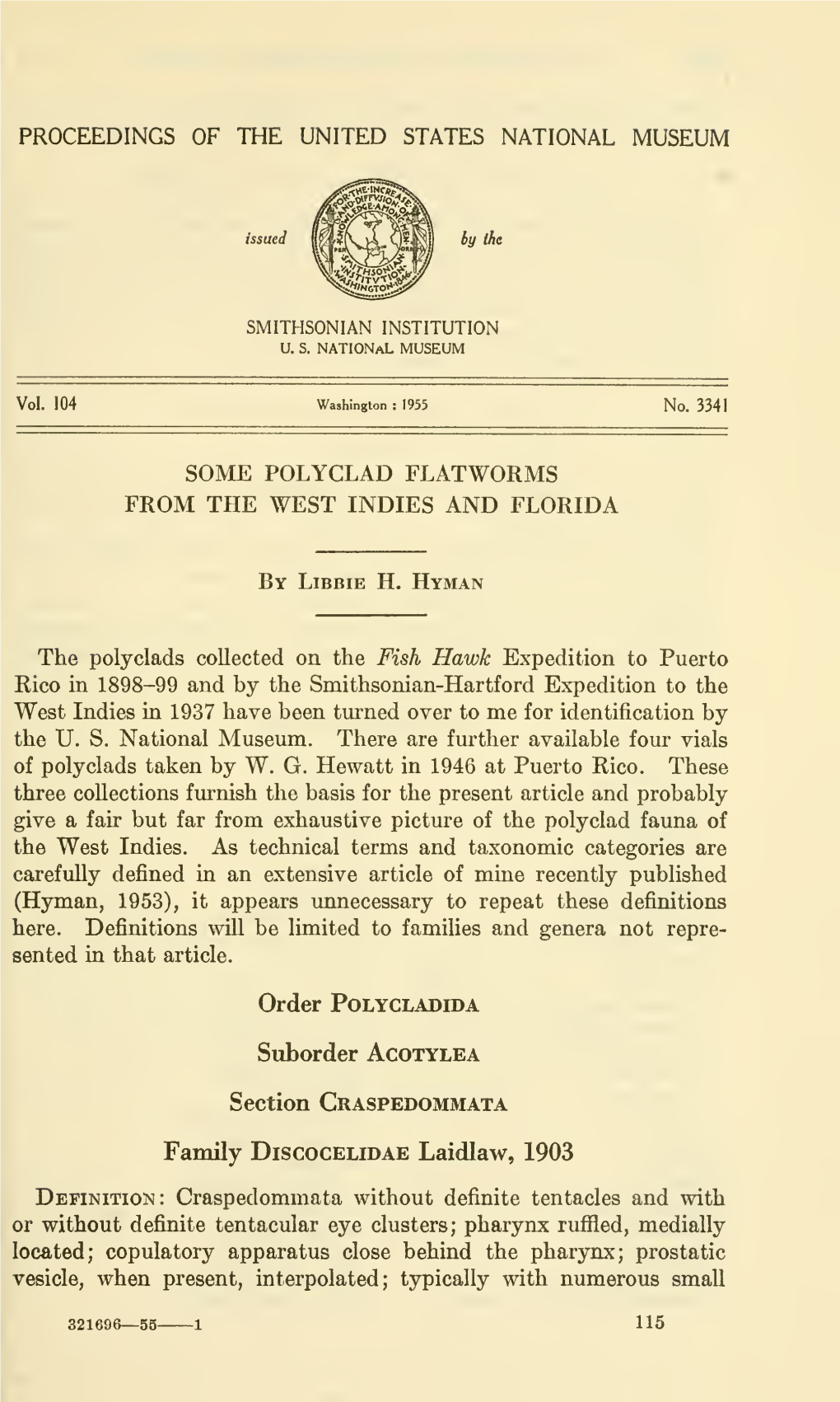 Proceedings of the United States National Museum