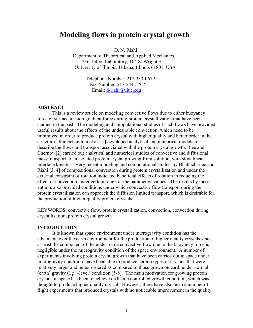 Modeling Flows in Protein Crystal Growth