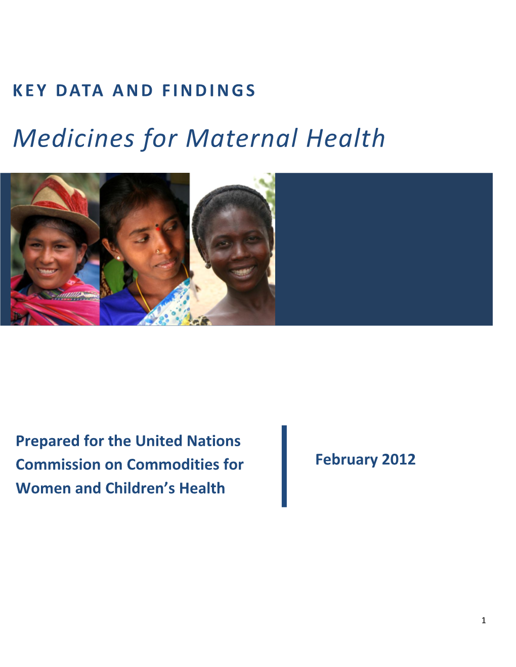 UNFPA Medicines for Maternal Health