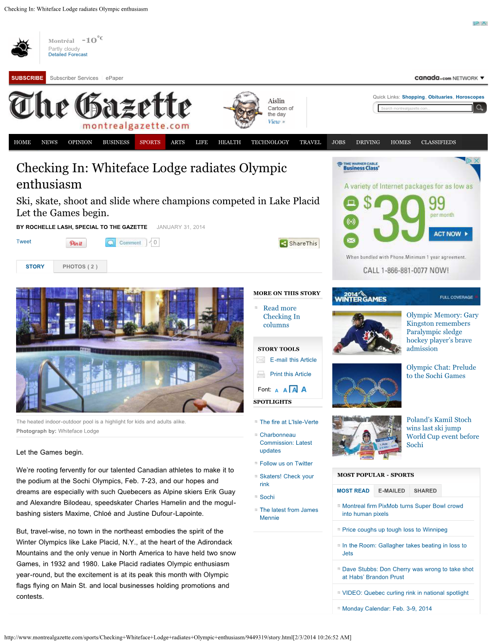 Checking In: Whiteface Lodge Radiates Olympic Enthusiasm